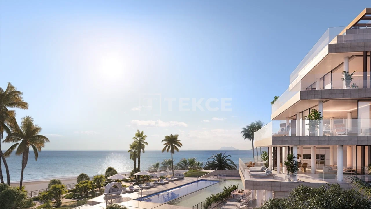 1 - vente appartement pieds dans l'eau estepona - costa del sol andalousie espagne