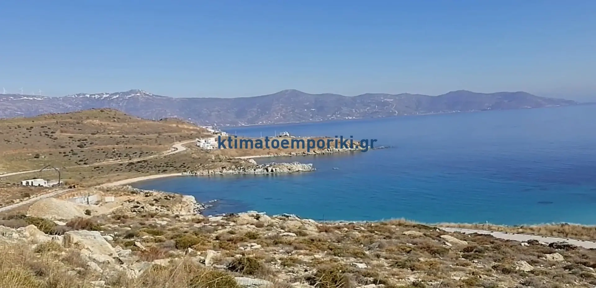 2 - vente terrain vue mer kárystos grèce centrale grèce