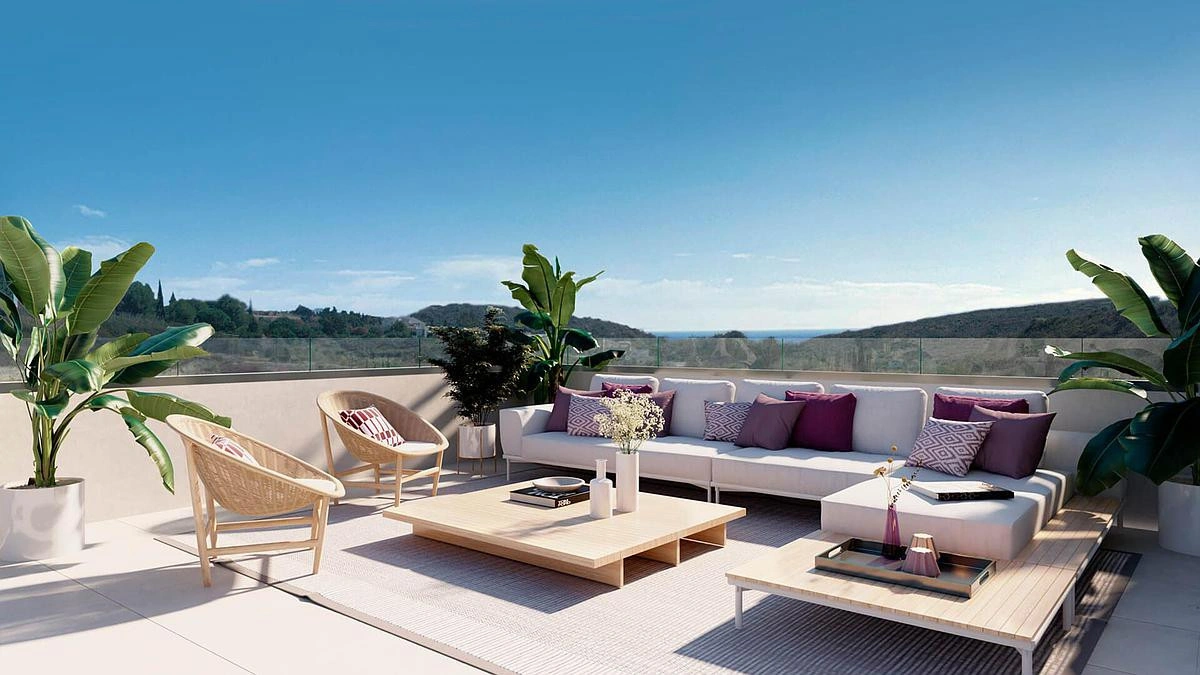 1 - verkoop appartement uitzicht op zee casares - costa del sol andalusië spanje