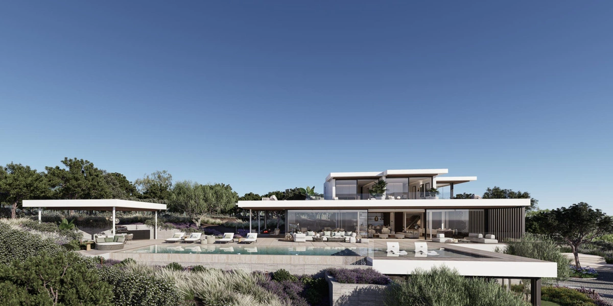 Casa vista al mar con piscina