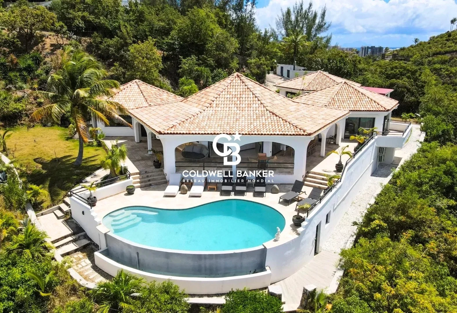 1 - venta villa vista al mar saint martin san martín - antillas francesas islas del caribe
