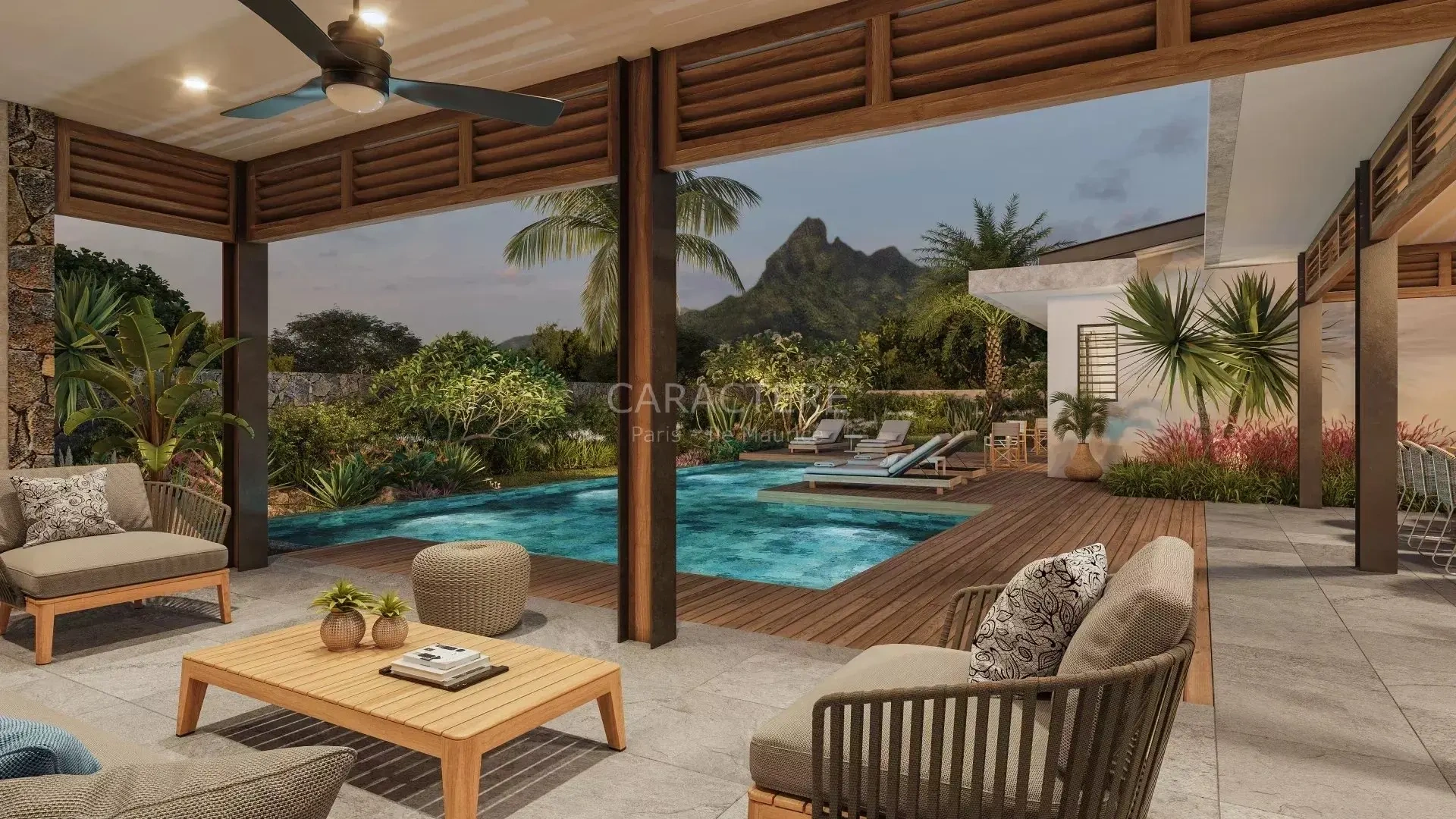 1 - house for sale in tamarin rivière noire mauritius