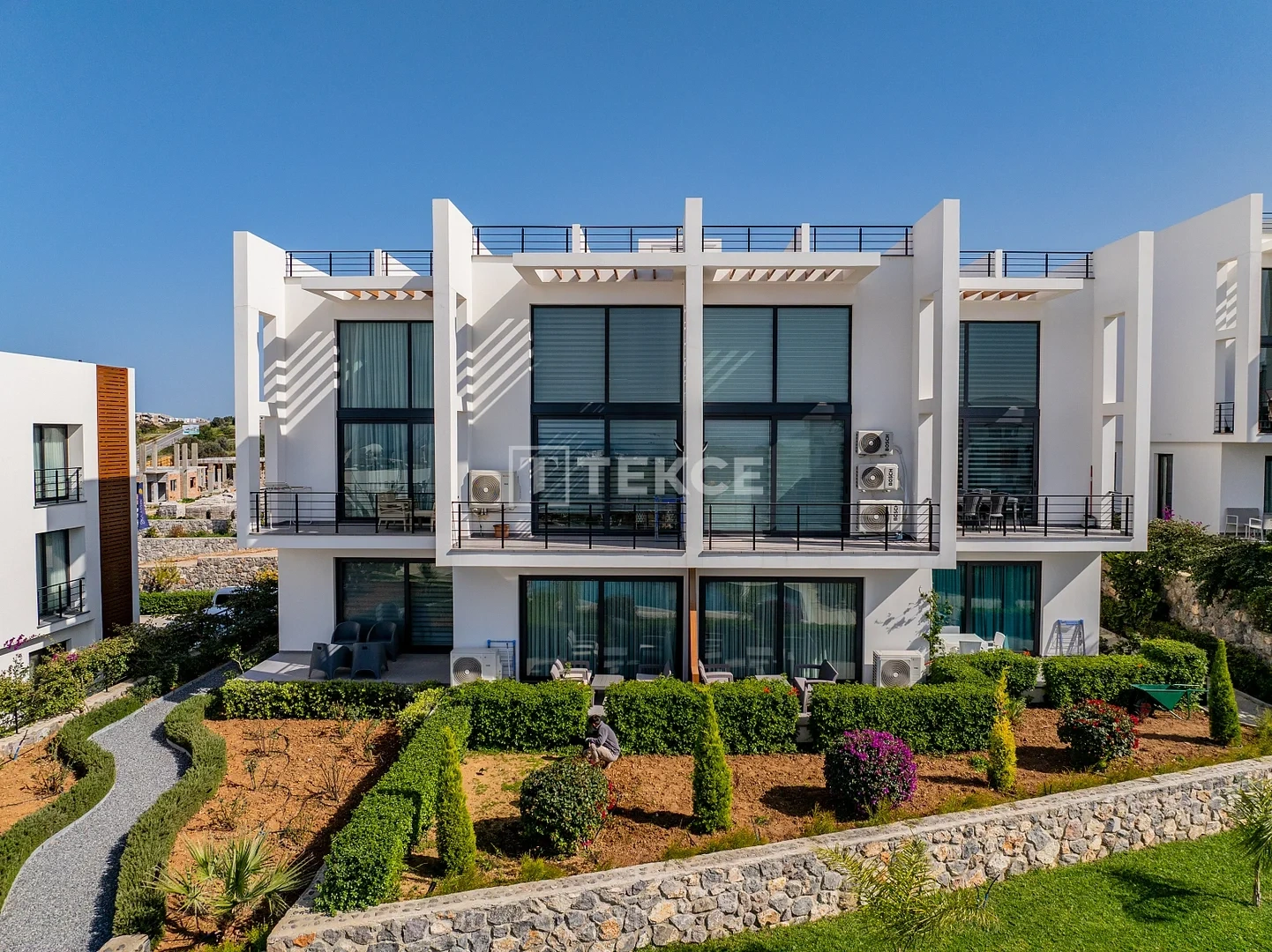 1 - verkoop appartement uitzicht op zee girne kyrenia cyprus