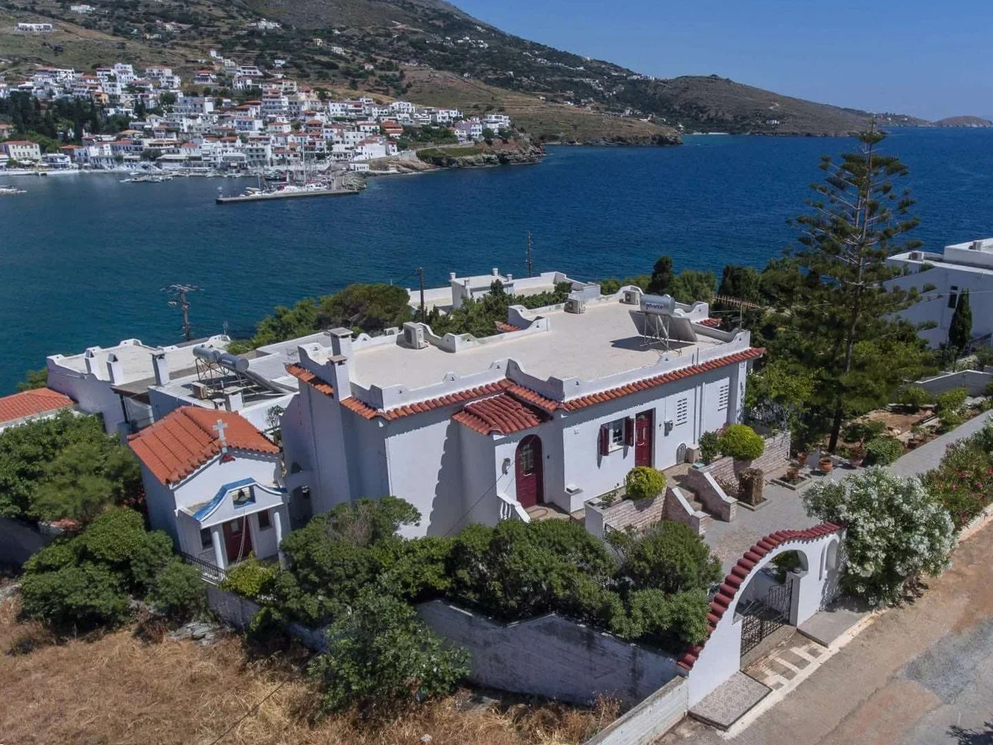 1 - продажа дом вид моря andros - киклады южные эгейские острова греция