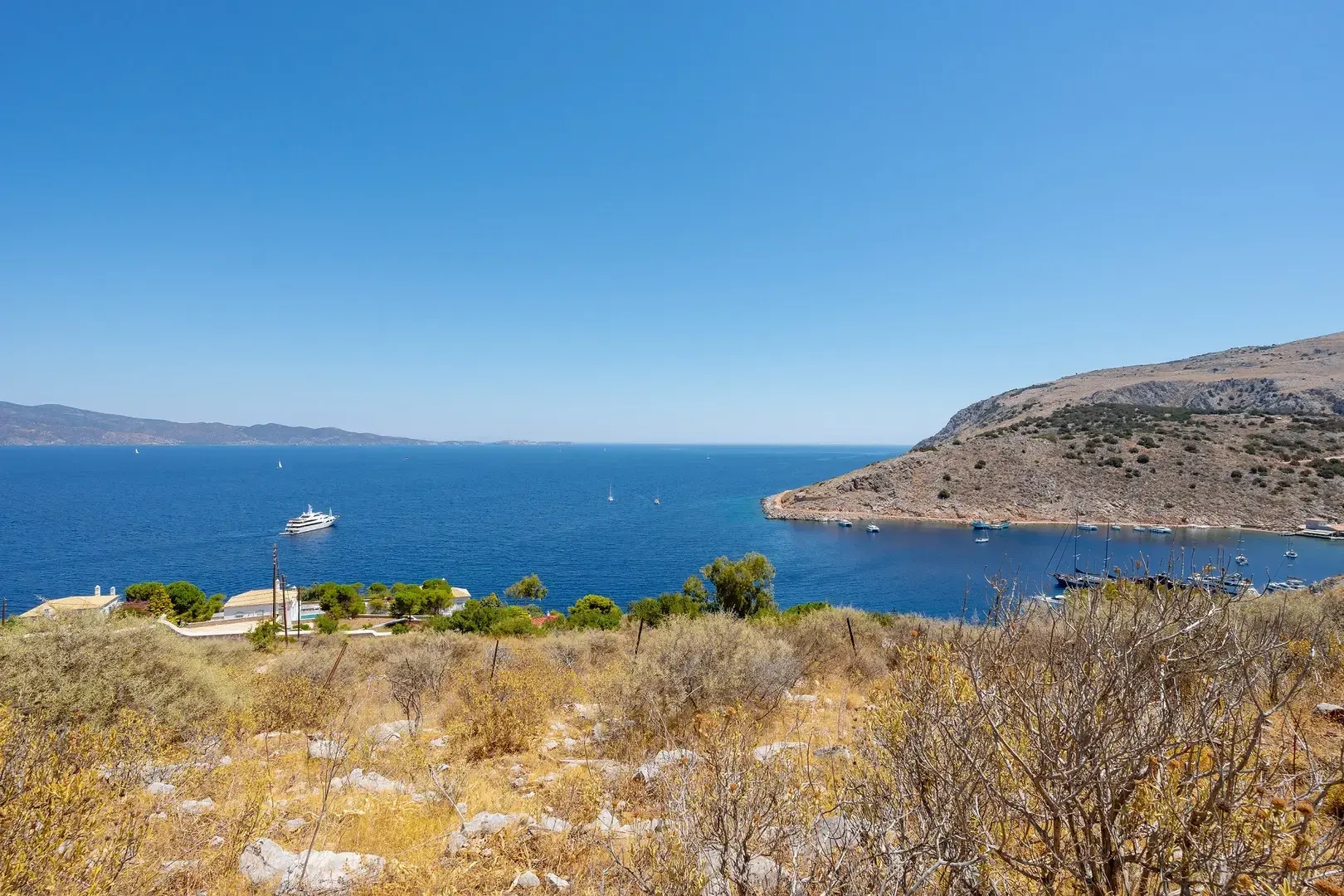 2 - sea view plot of land for sale in hydra attica greece