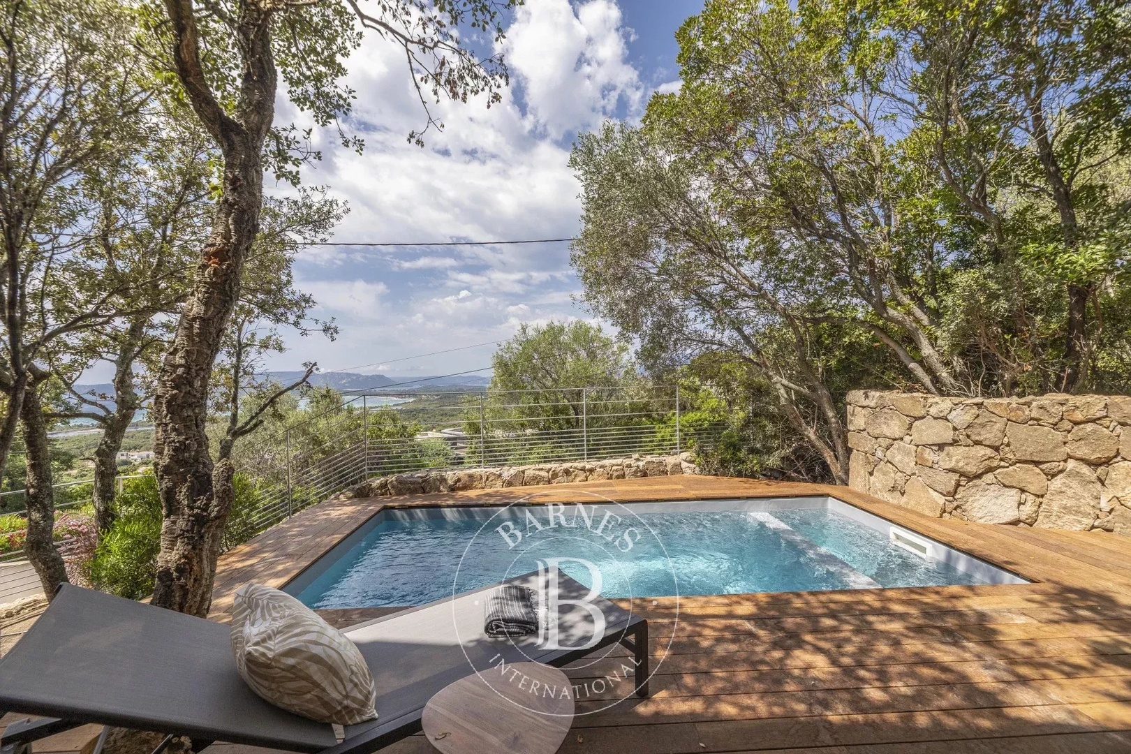 1 - sea view house for vacation rentals in zonza corsica (south) france