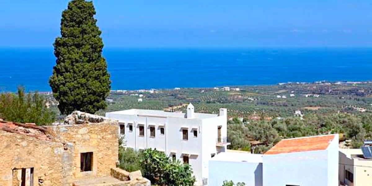 2 - продажа дом вид моря adelianos kampos крит греция