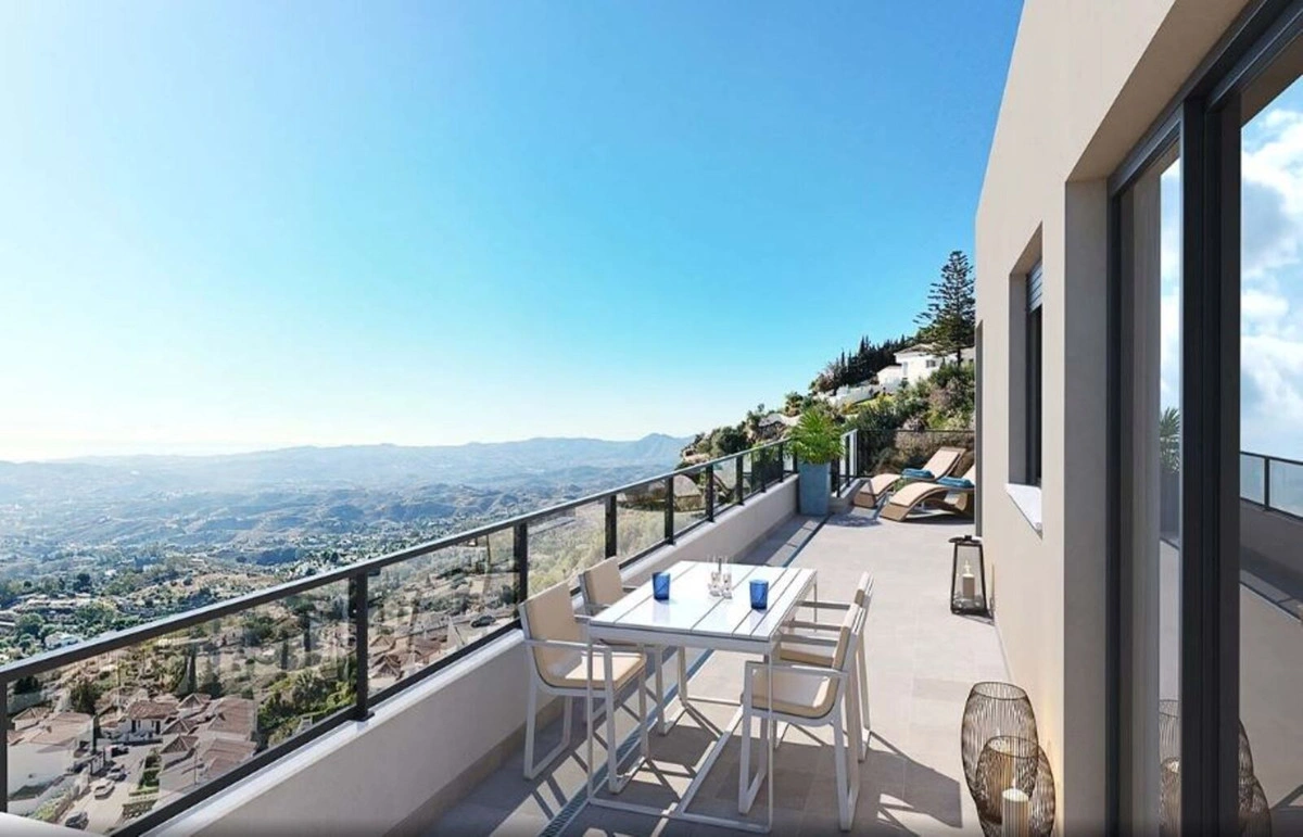 2 - verkoop appartement uitzicht op zee mijas andalusië spanje