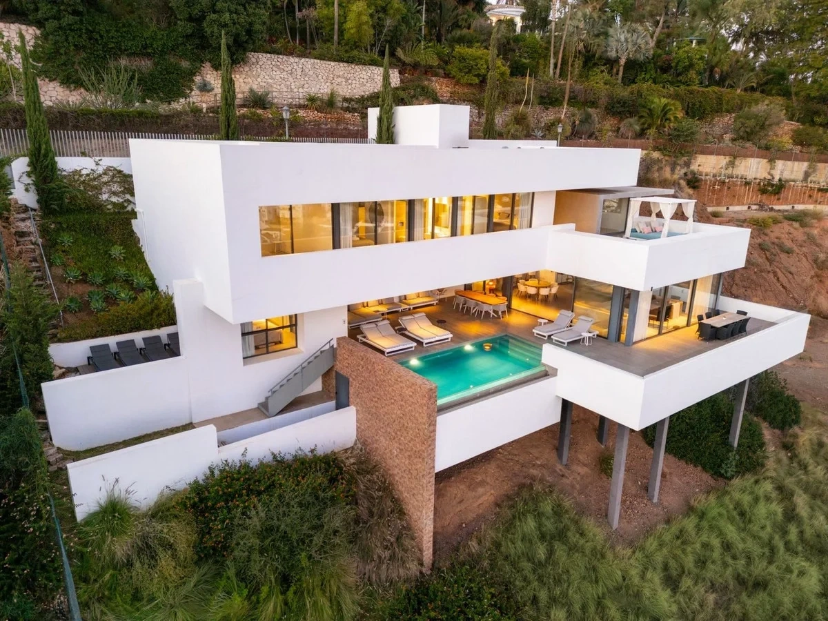 1 - vente villa vue mer benahavis - costa del sol andalousie espagne