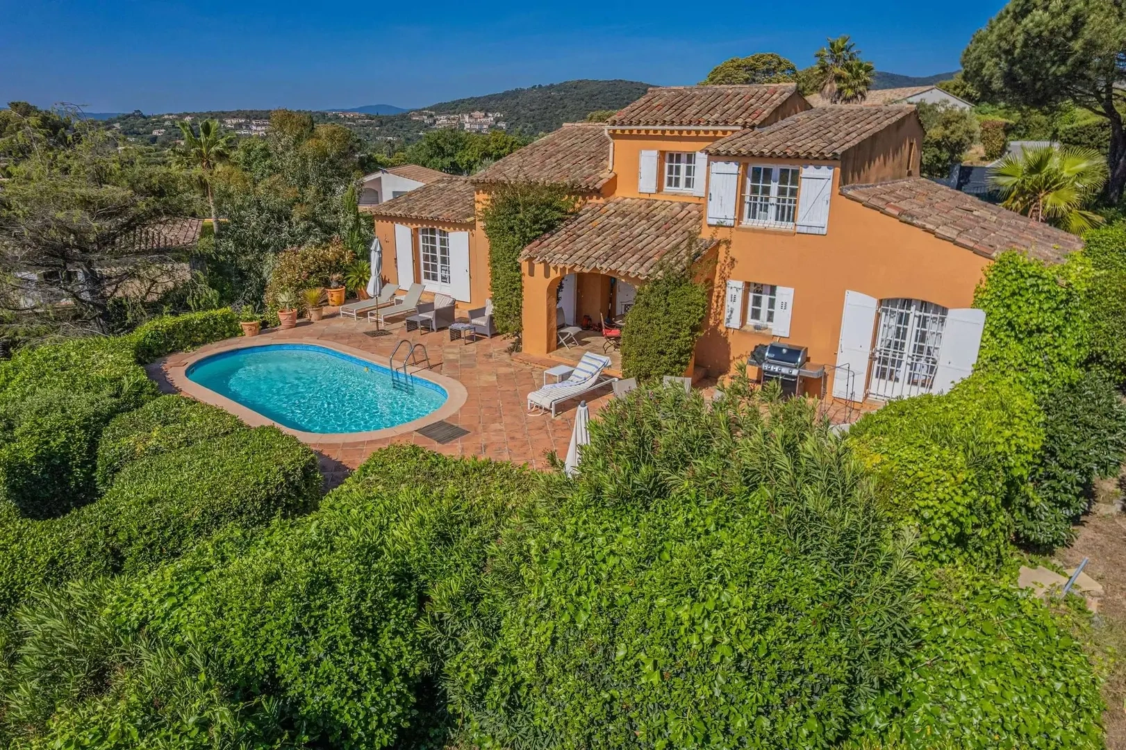 1 - location vacances villa vue mer grimaud var france