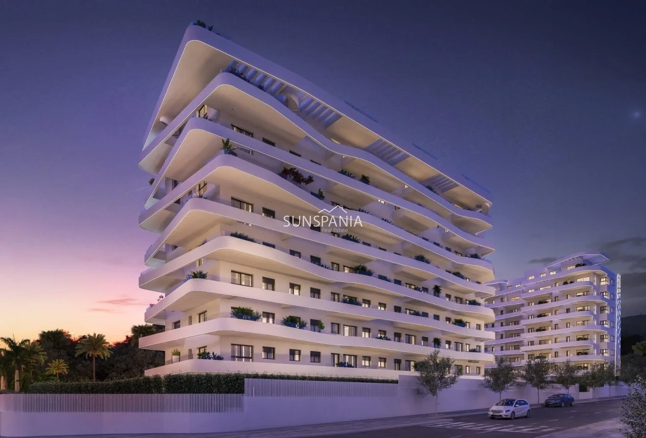 2 - продажа квартира пляж пешком la vila joiosa/villajoyosa валенсия испания