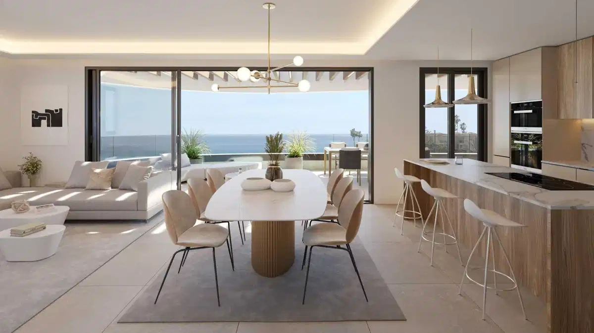 2 - продажа квартира вид моря mijas андалусия испания