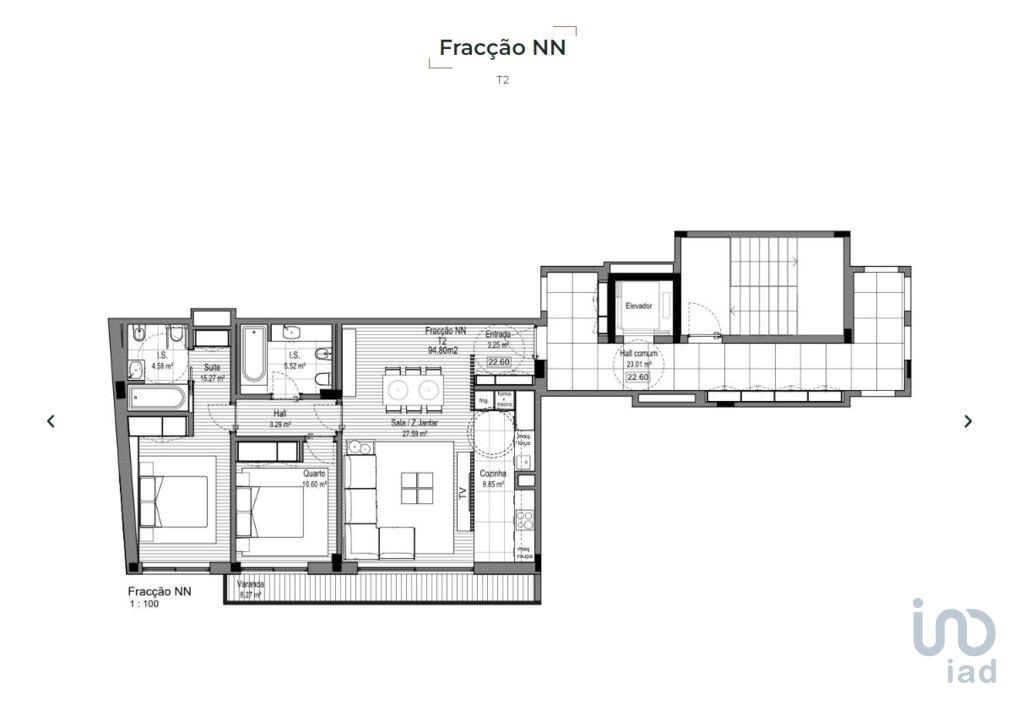 2 - vente appartement espinho région nord portugal