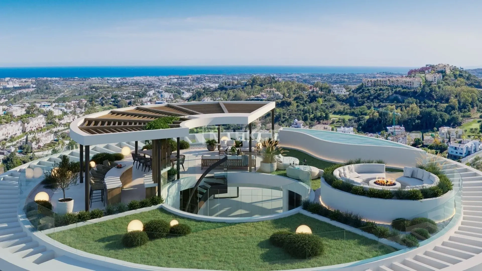 1 - vente appartement vue mer benahavis - costa del sol andalousie espagne
