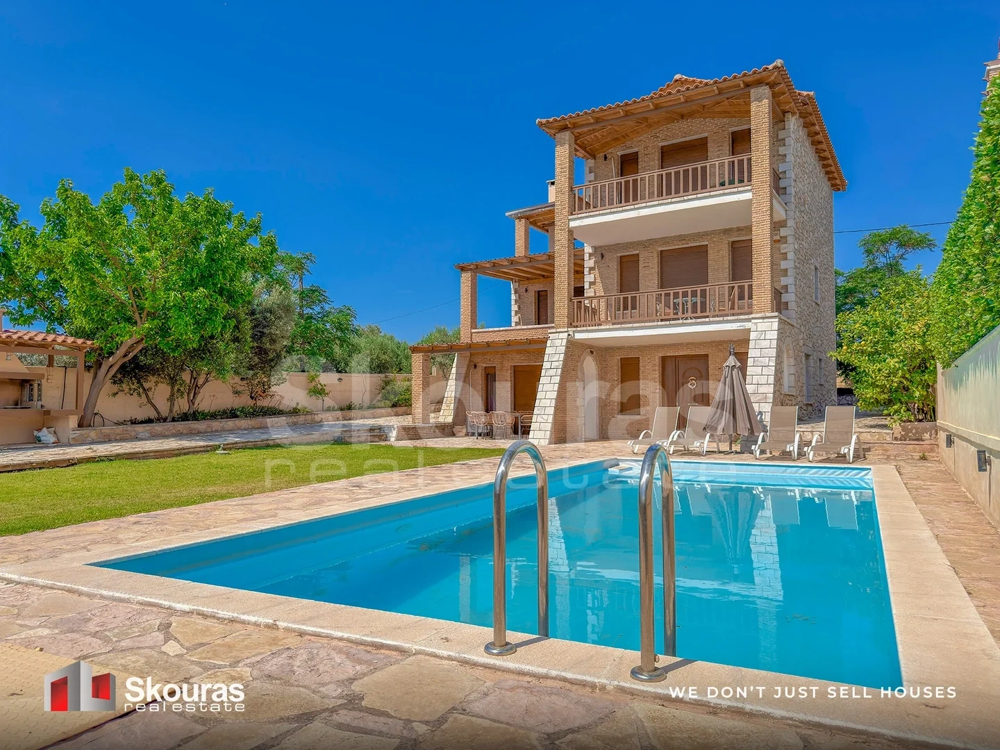 1 - vente maison vue mer vivári péloponnèse grèce