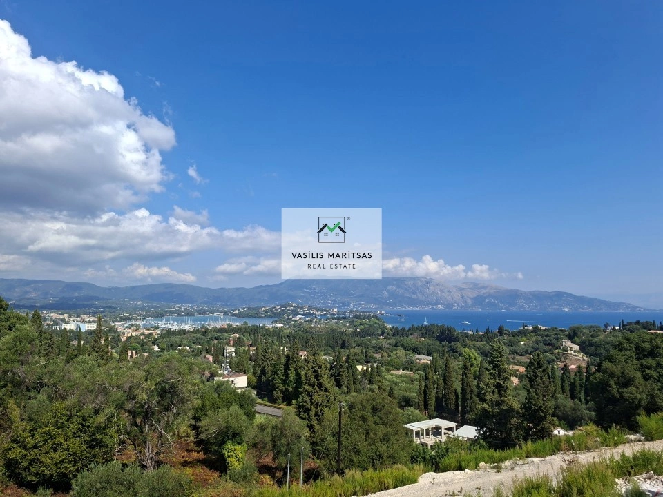 1 - sea view plot of land for sale in corfu ionian islands greece