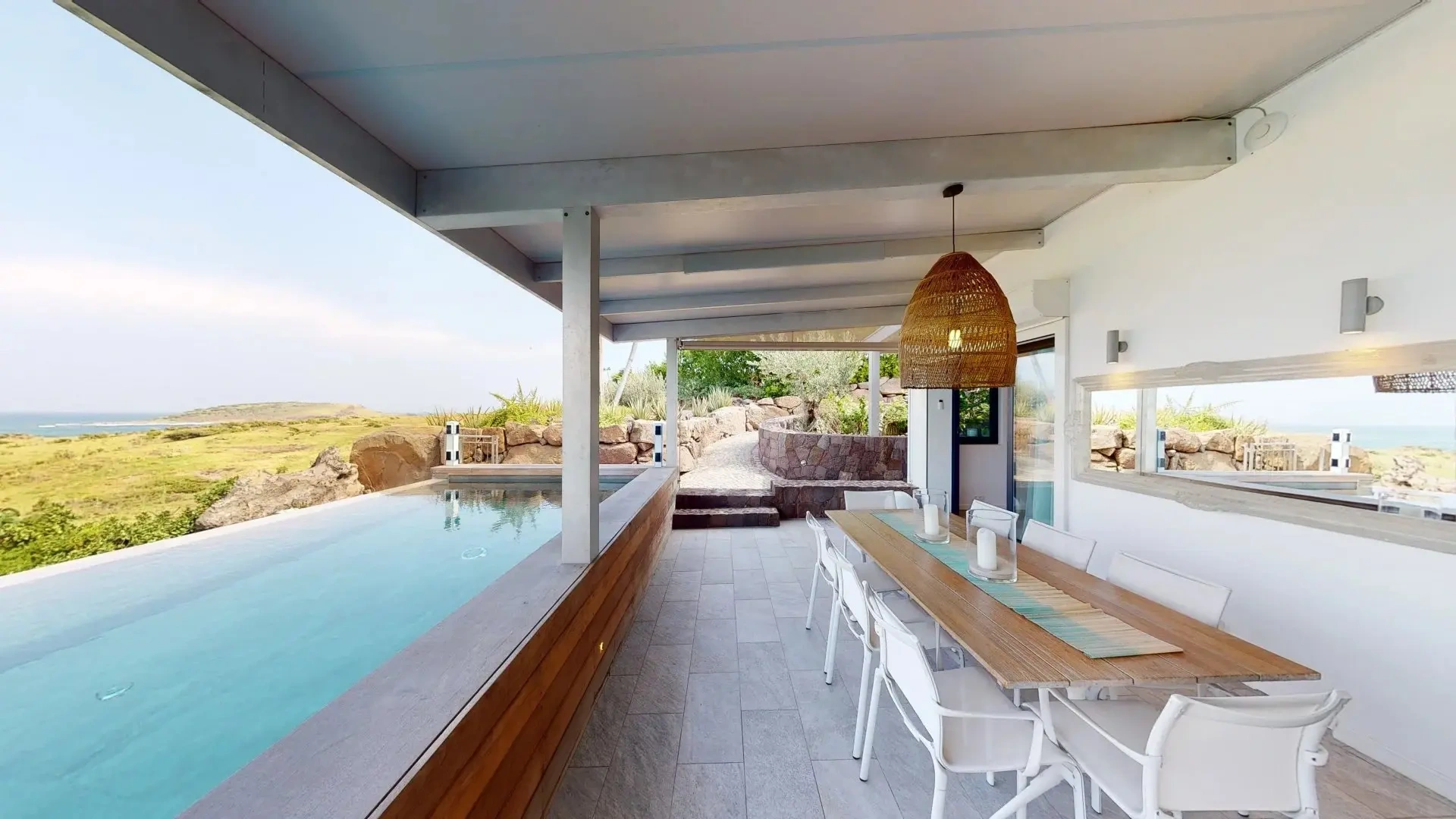 2 - venta casa vista al mar saint-barthélemy san bartolomé - antillas francesas islas del caribe