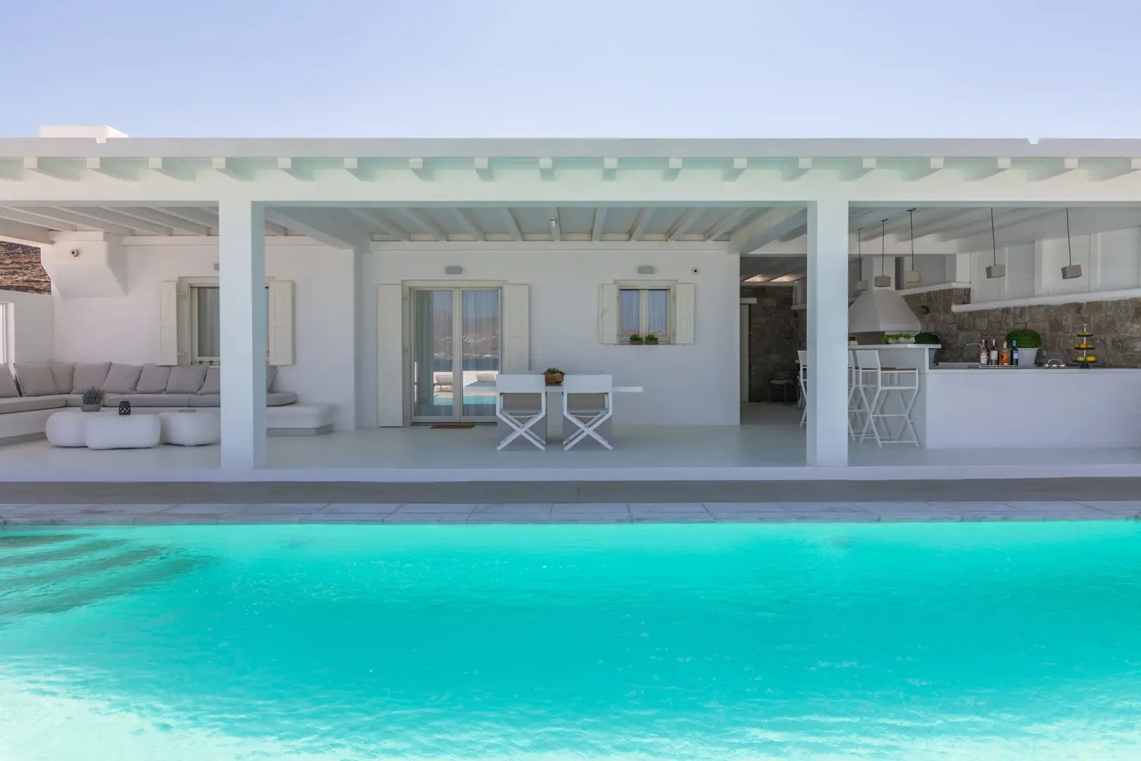 2 - vente maison pieds dans l'eau mykonos - cyclades egée méridionale grèce