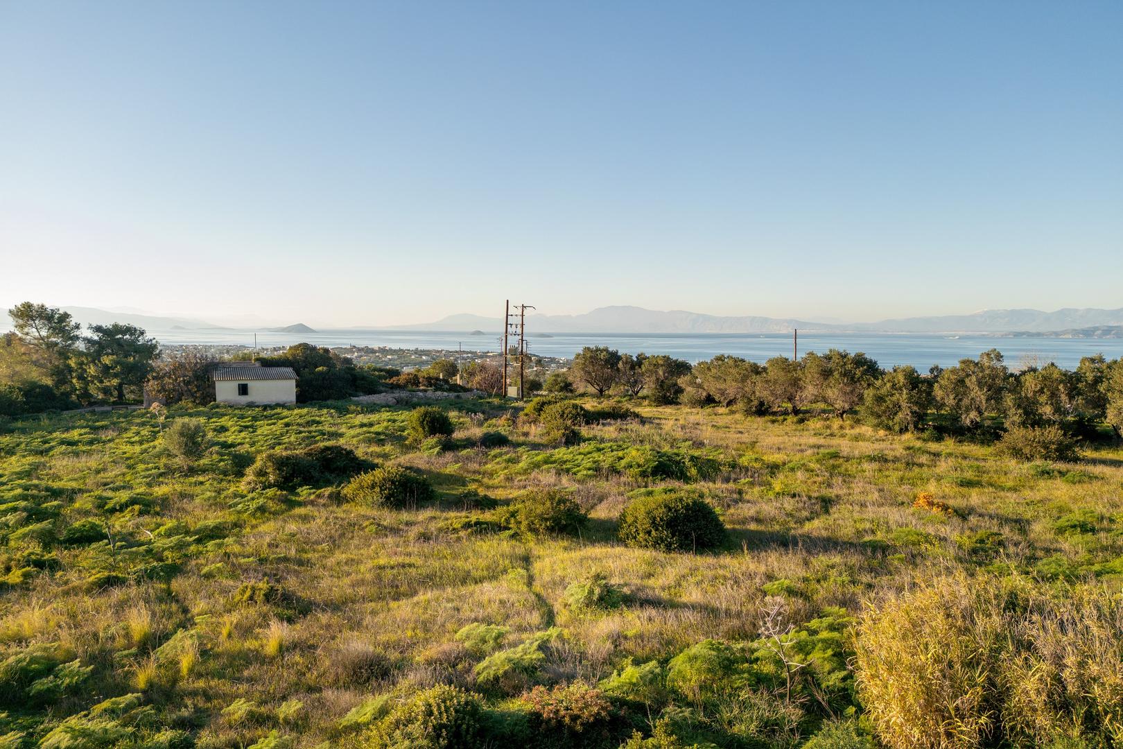 2 - vendita terreno vista mare aegina attica grecia