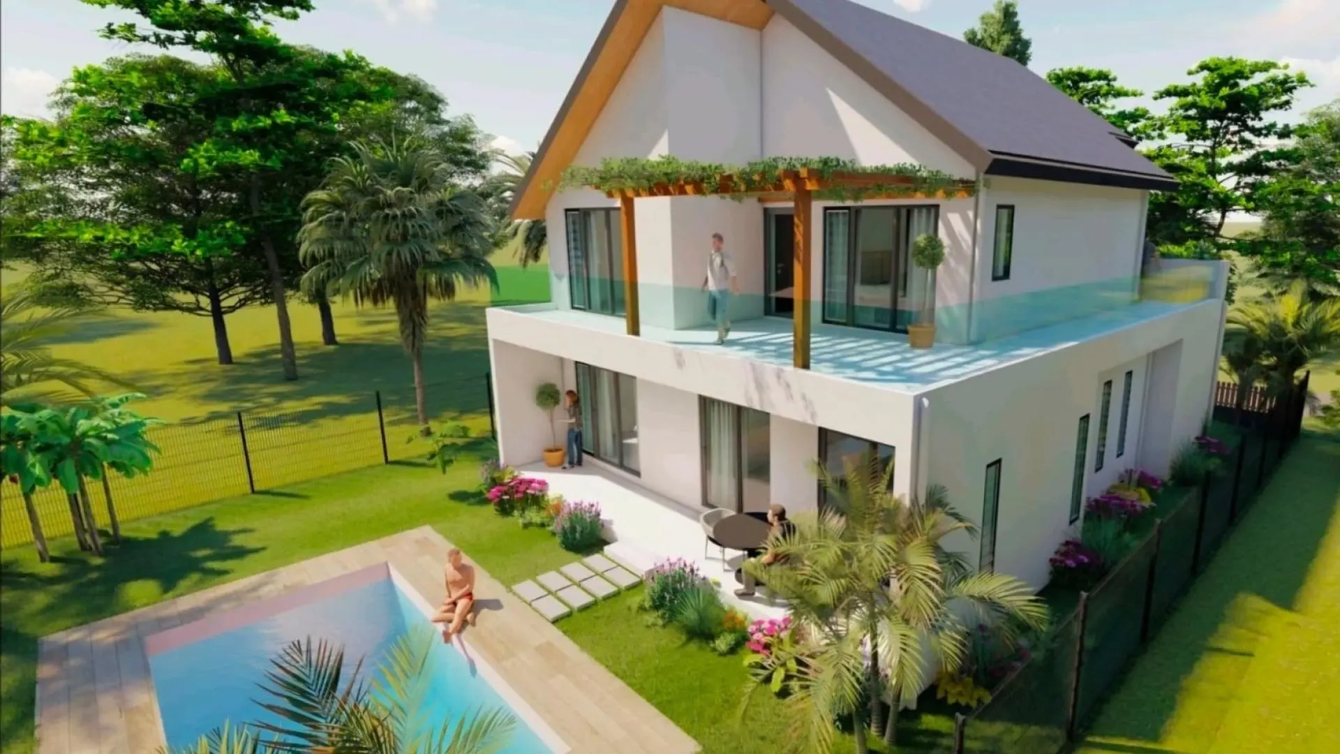 2 - sea view villa for sale in flic en flac rivière noire mauritius