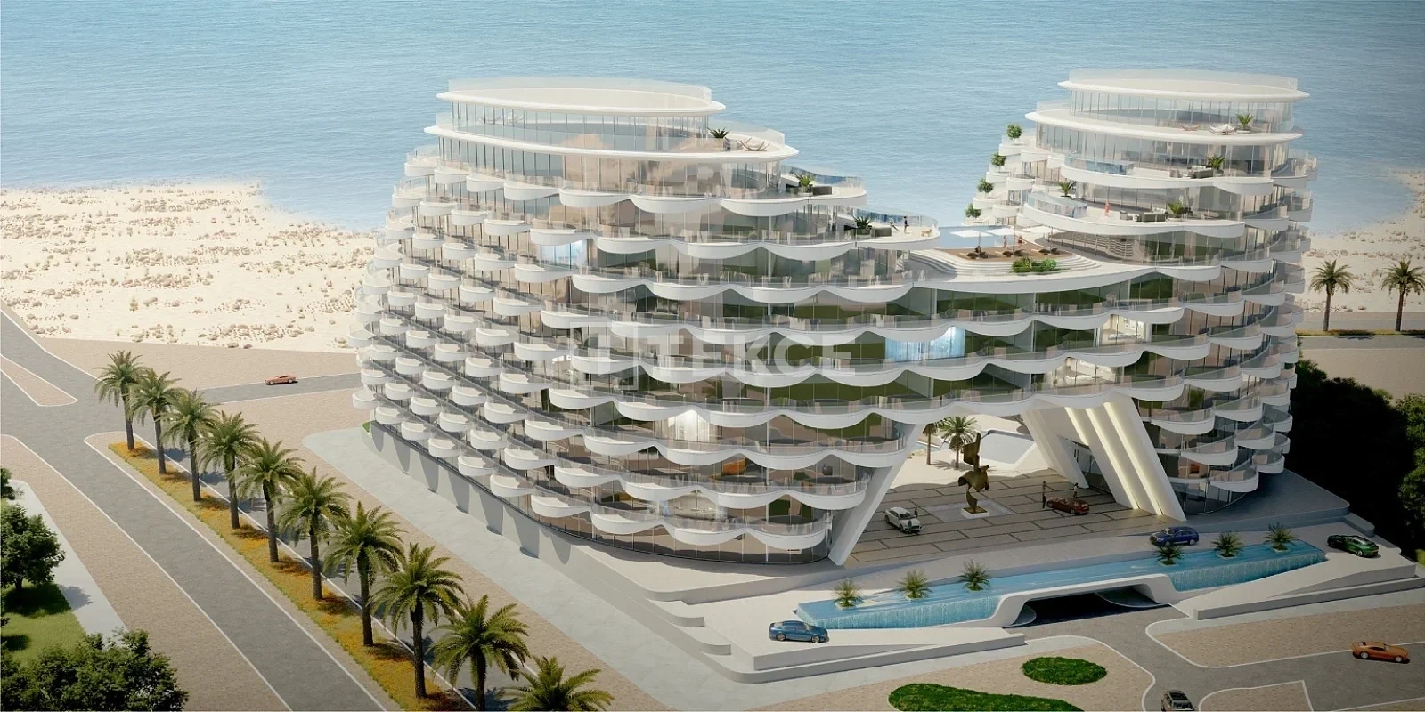 1 - vente appartement vue mer al marjan island ras al-khaimah émirats arabes unis