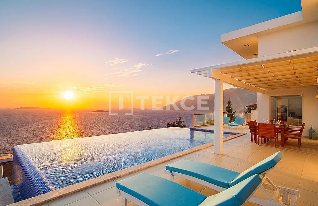 1 - vente maison vue mer kas antalya turquie