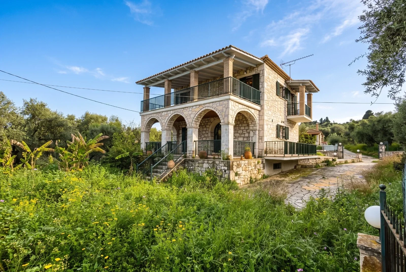 2 - sea view house for sale in tragákion ionian islands greece