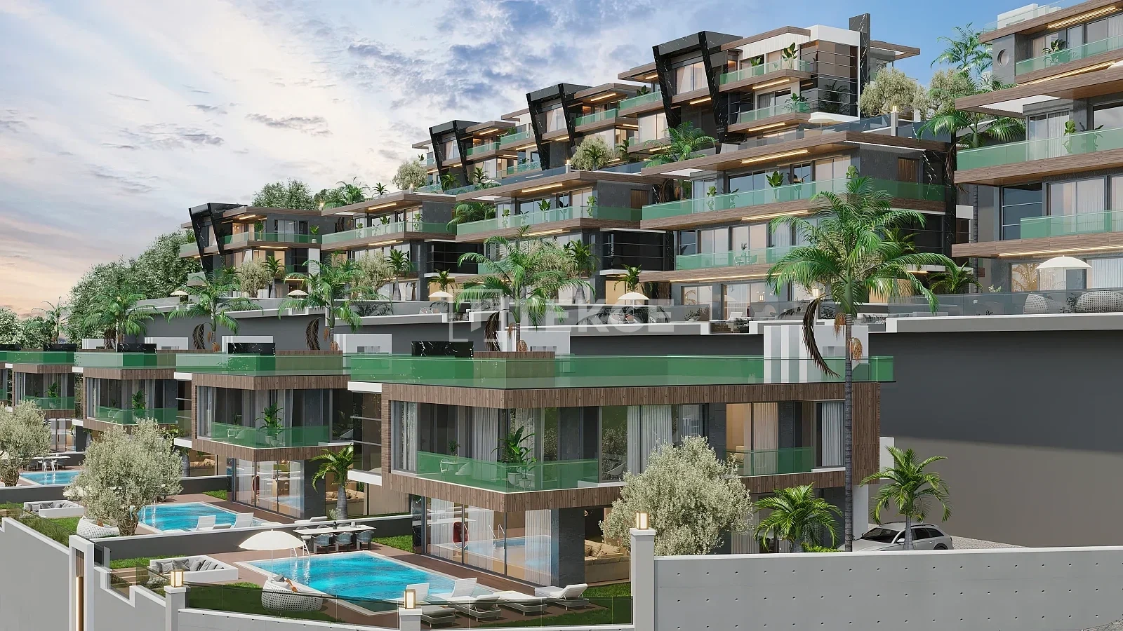 2 - продажа дом вид моря alanya antalya турция