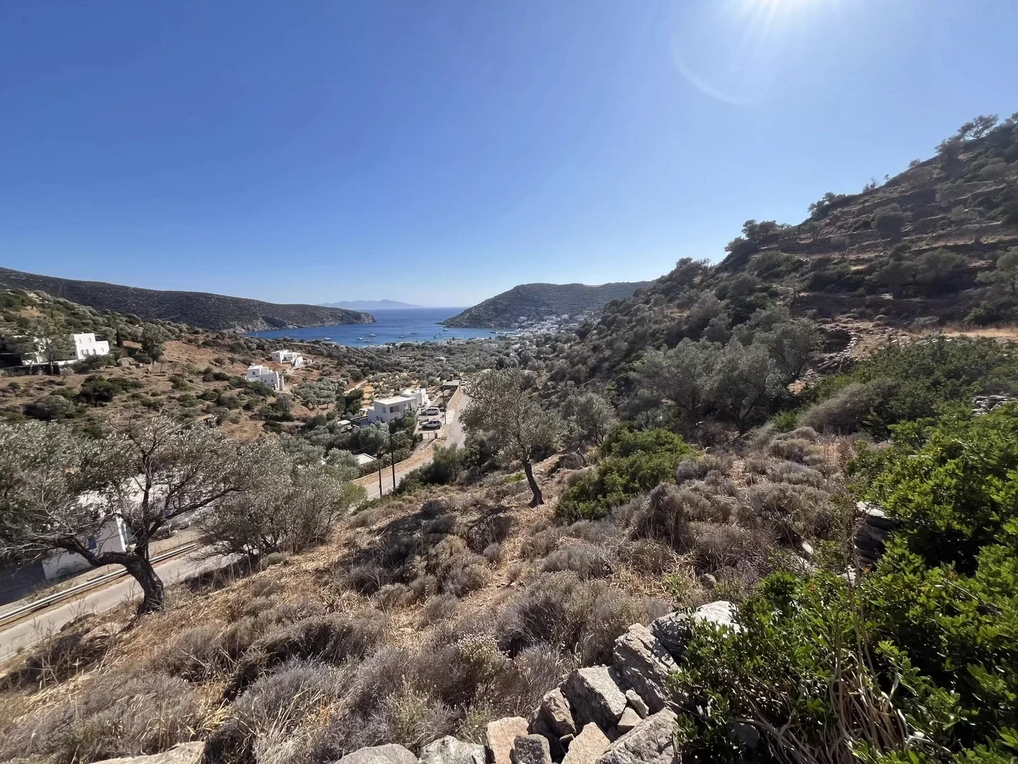 1 - verkauf grundstück meerblick sifnos - kykladen südliche ägäis griechenland