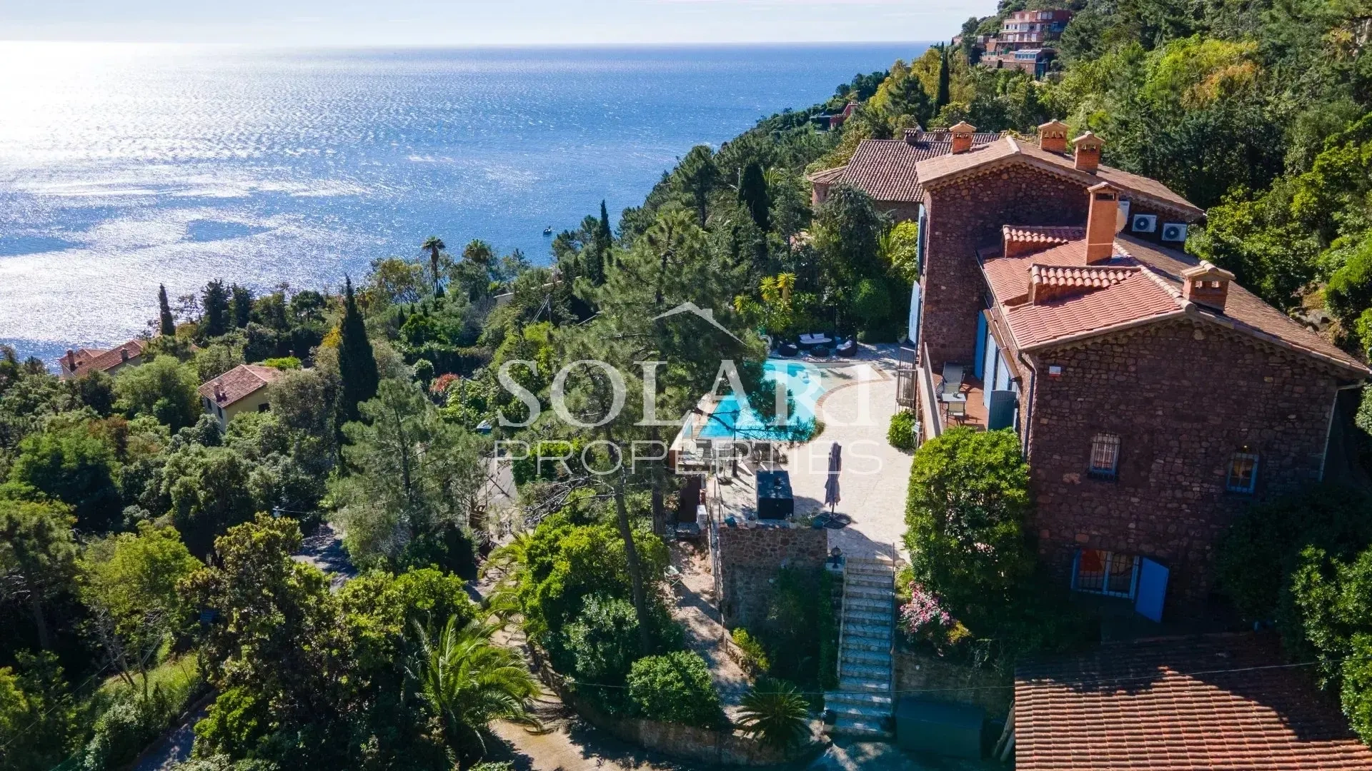 1 - verkauf haus meerblick théoule-sur-mer alpes-maritimes frankreich