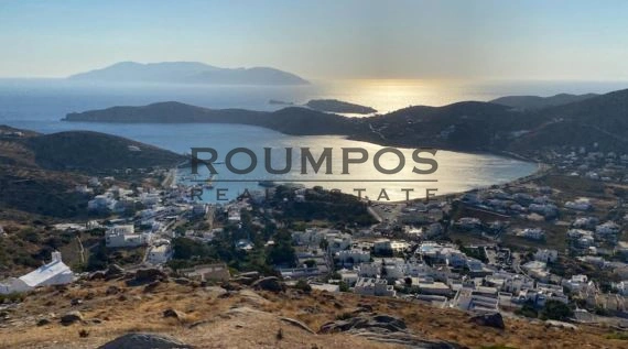 1 - vente terrain vue mer ios - cyclades egée méridionale grèce