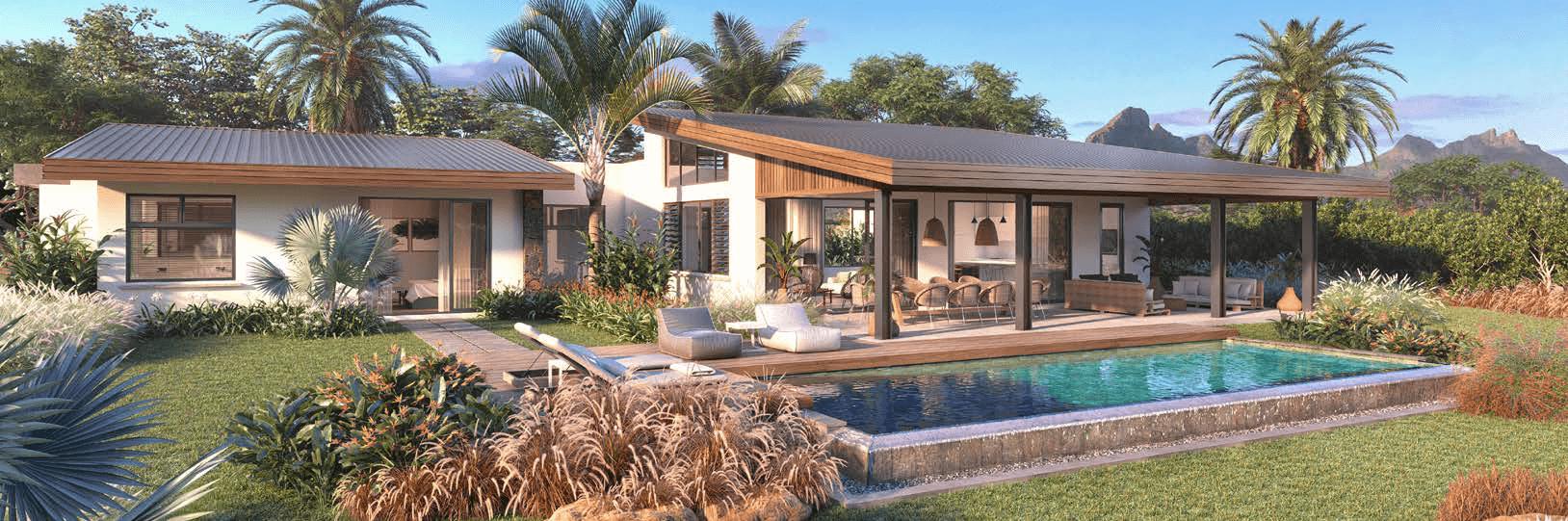 2 - house for sale in tamarin rivière noire mauritius