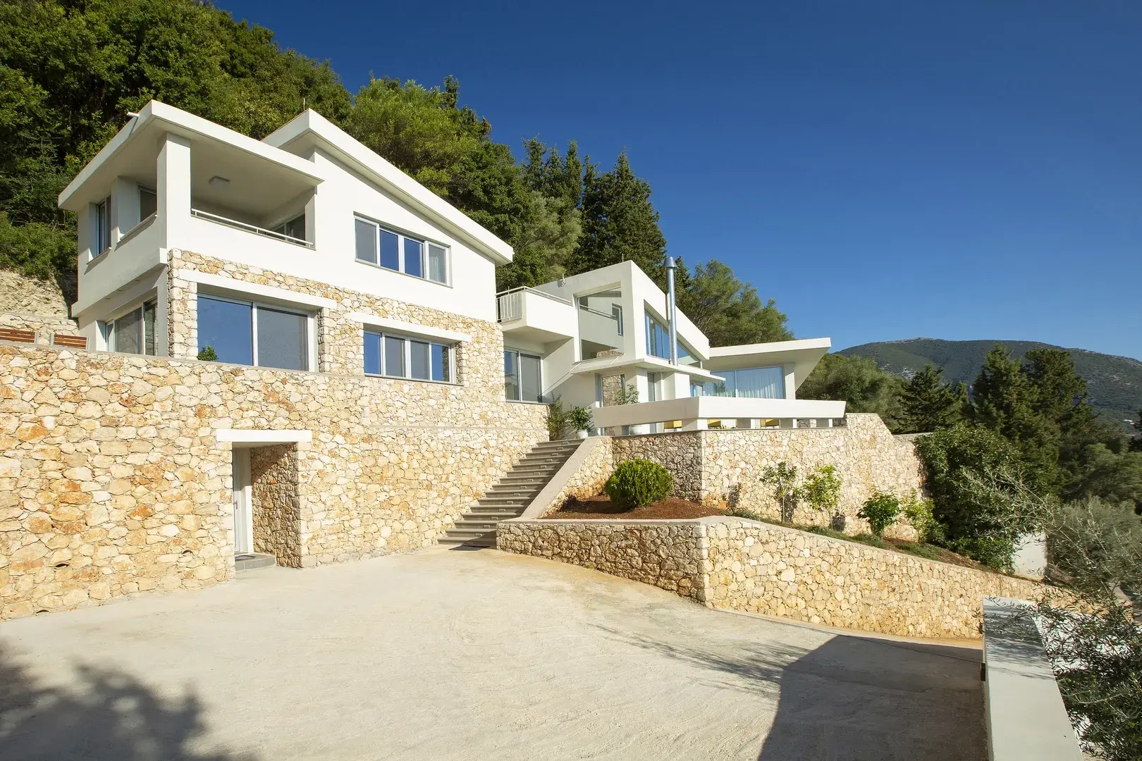 1 - vente maison vue mer nydri îles ioniennes grèce