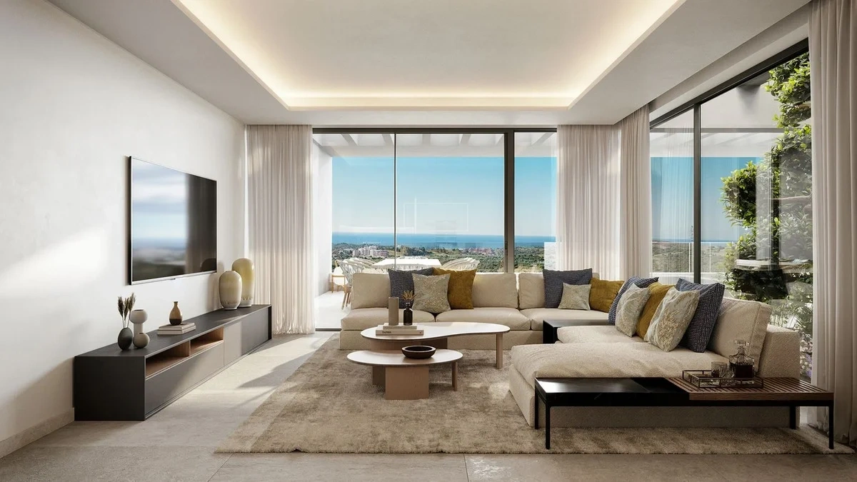 1 - venta apartamento vista al mar casares - costa del sol andalucía españa