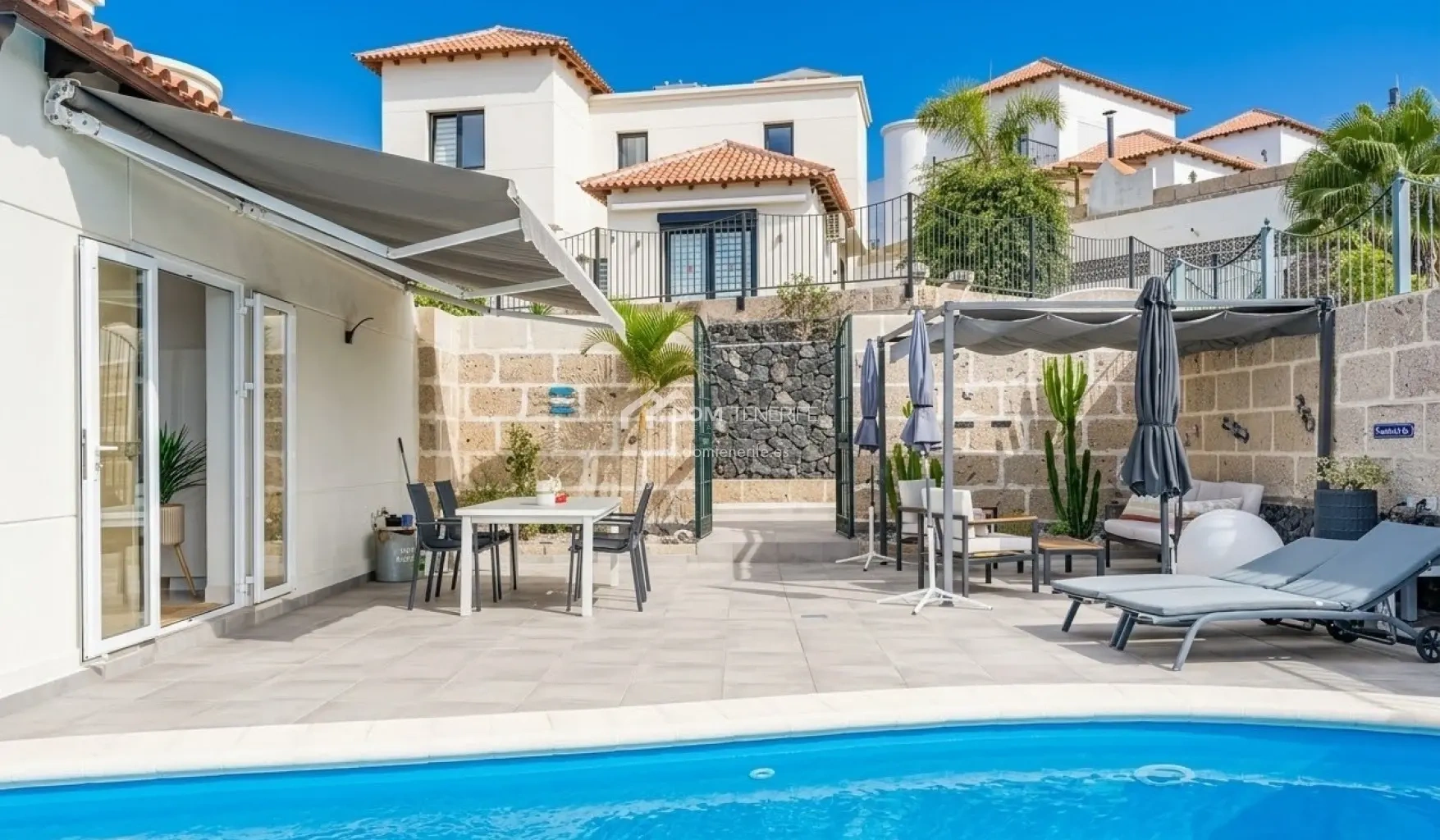 2 - vente villa vue mer arona ténérife - canaries espagne