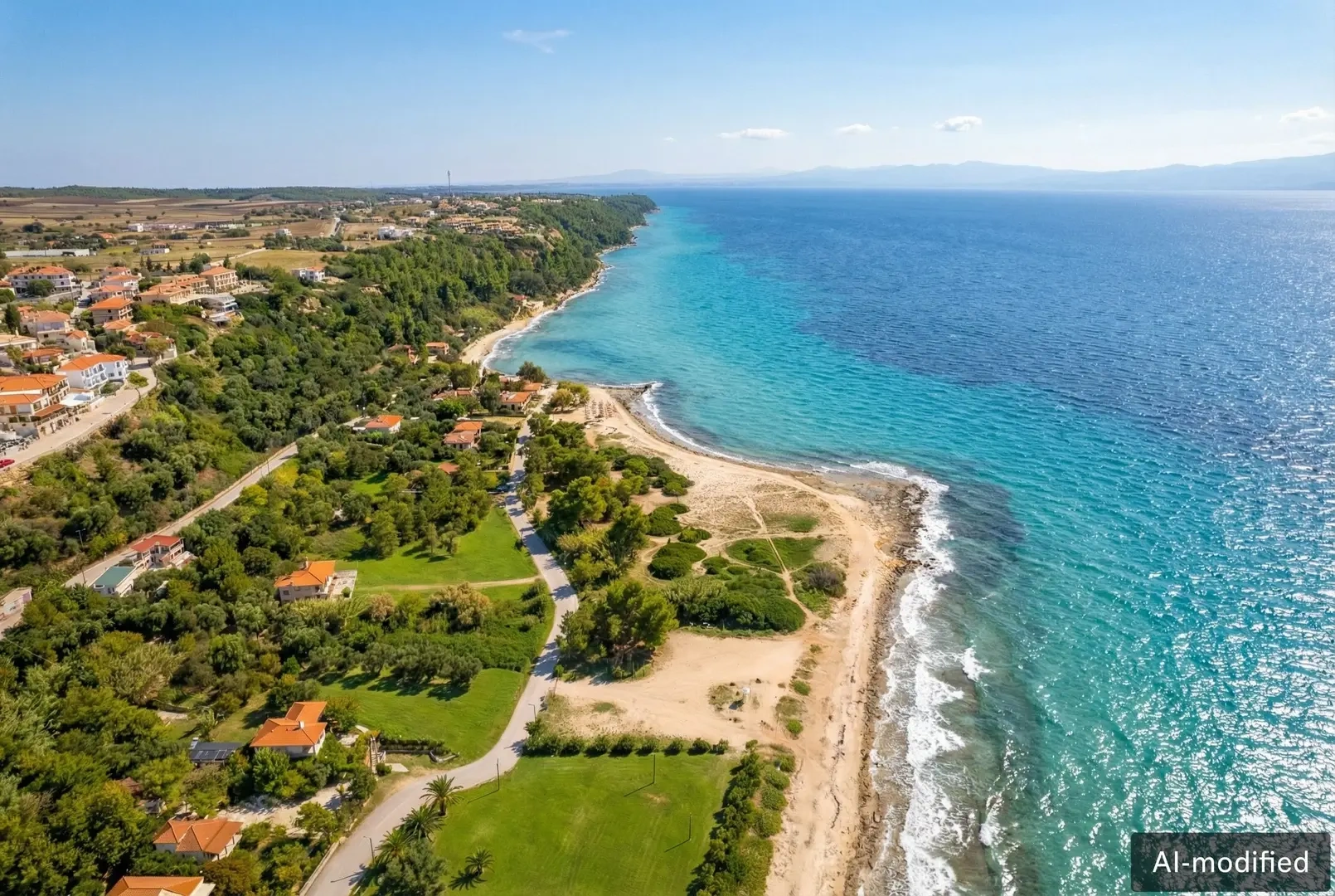 1 - vente maison vue mer áfitos macédoine centrale grèce