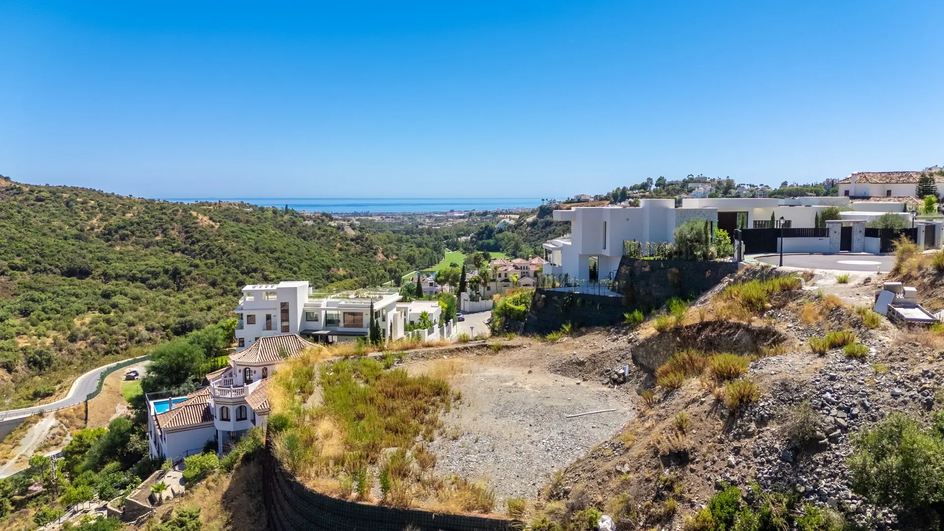 2 - venta terreno vista al mar benahavis - costa del sol andalucía españa