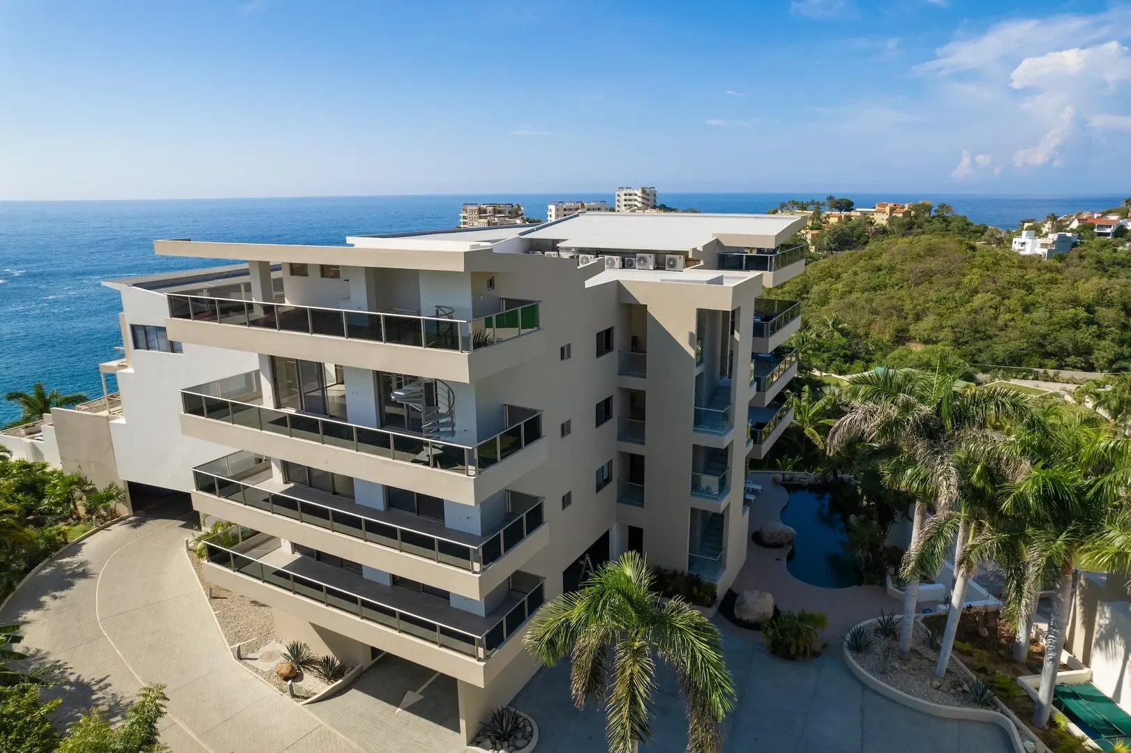 1 - sea view apartment for sale in santa maria huatulco oaxaca mexico