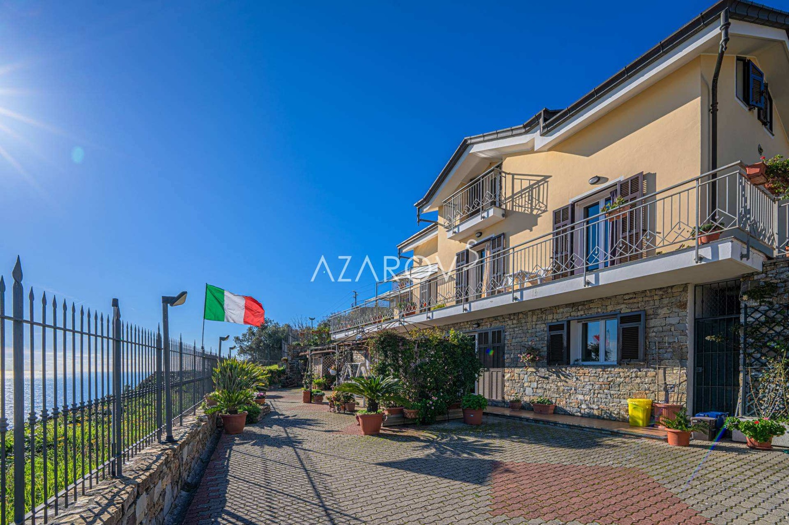 1 - venda casa vista de mar sanremo liguria itália