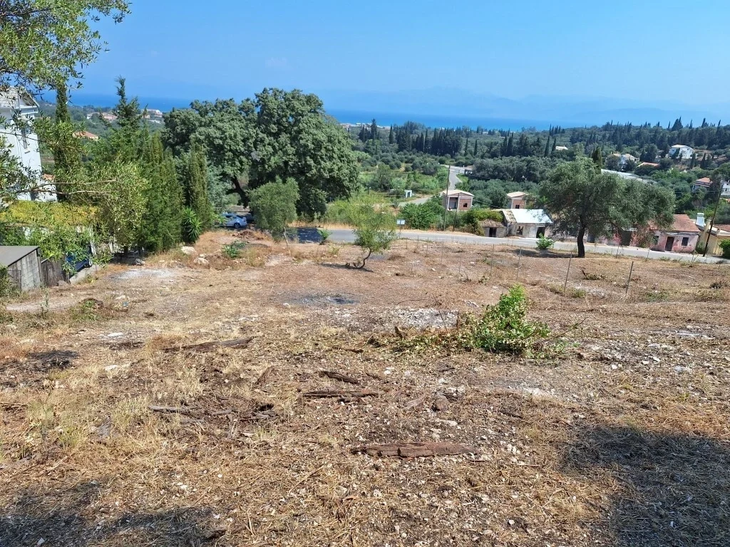 2 - venda terreno vista de mar ágios stéfanos ilhas jónicas grécia