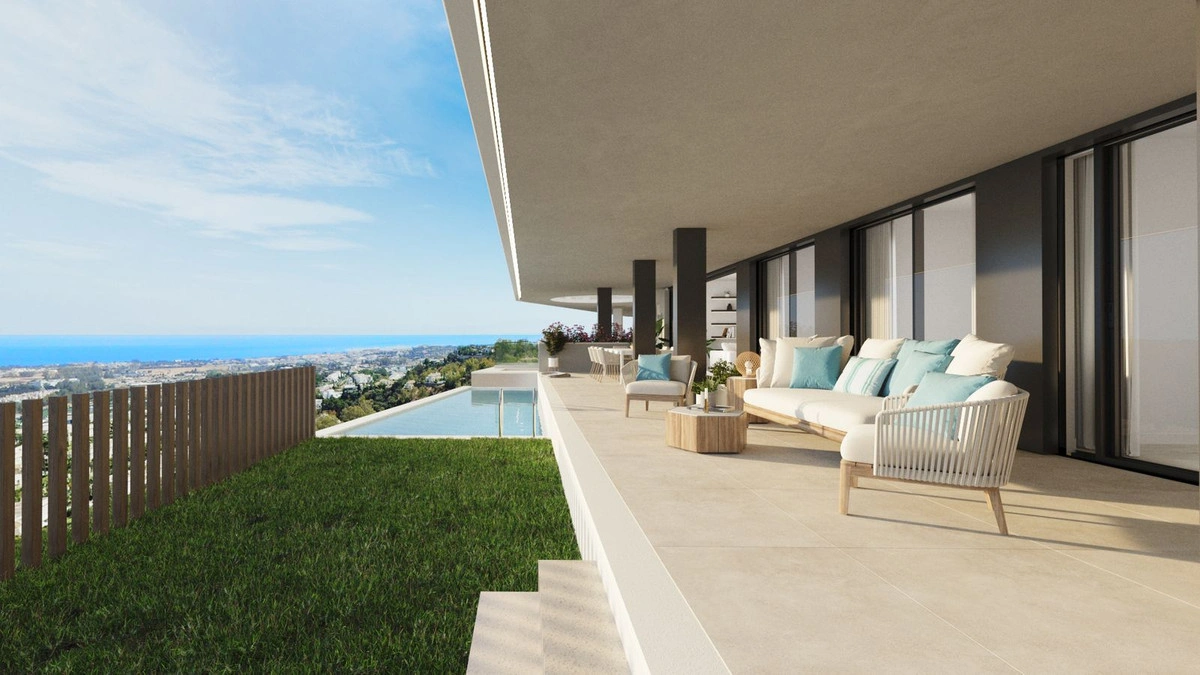 1 - venta apartamento vista al mar benahavis - costa del sol andalucía españa