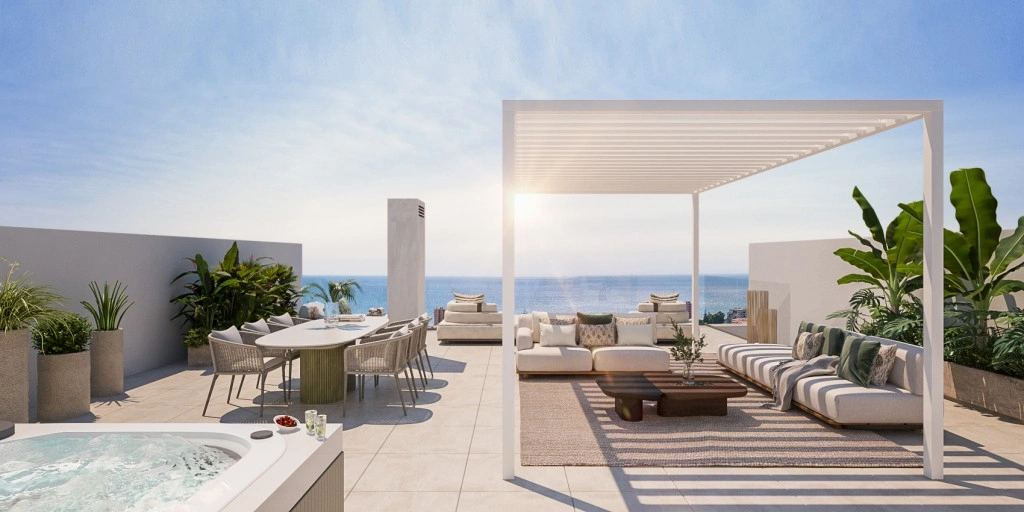 1 - venta apartamento vista al mar manilva andalucía españa