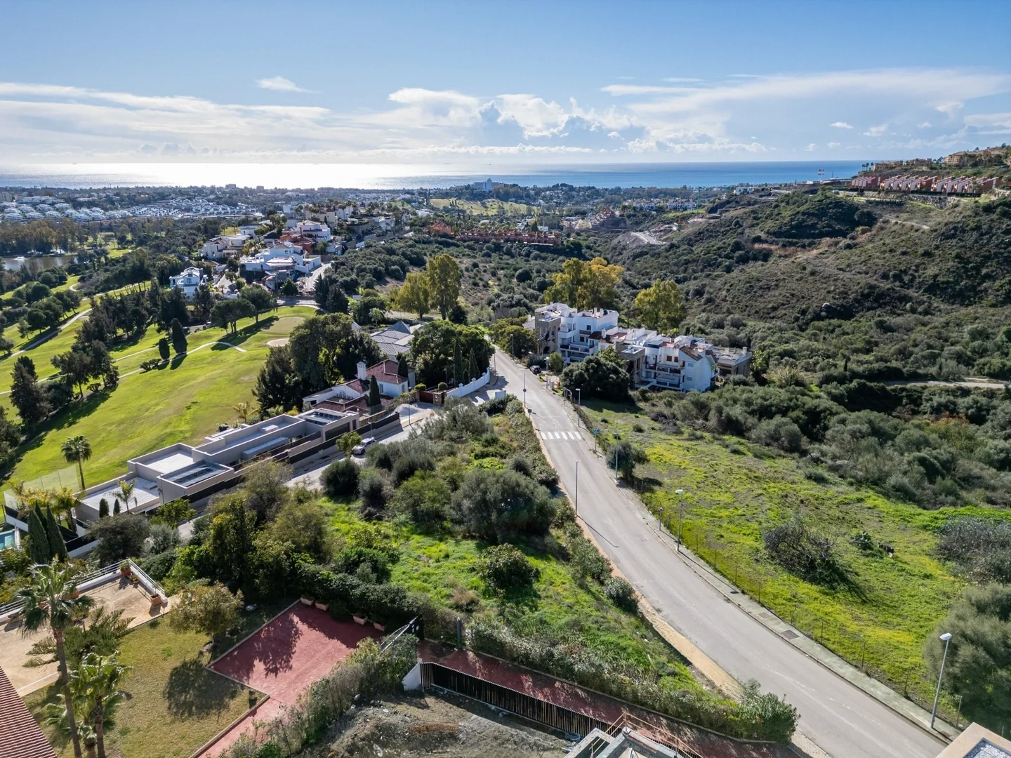 1 - sea view plot of land for sale in benahavis - costa del sol andalusia spain