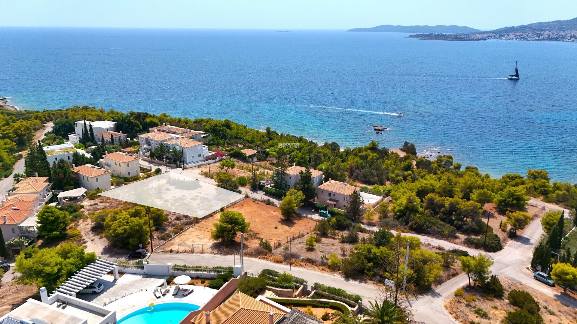 1 - venta terreno vista al mar kosta peloponeso grecia