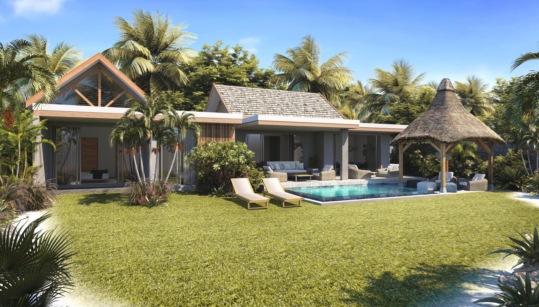 2 - venda casa a praia ao pé pointe d'esny flacq maurício