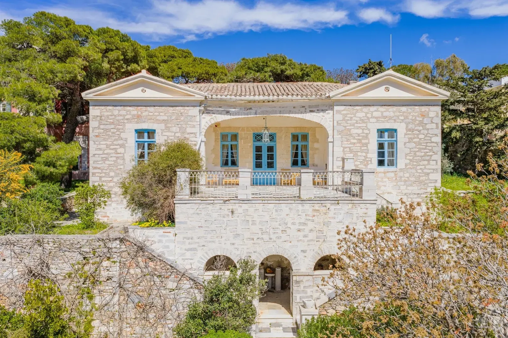 1 - vente maison vue mer syros - cyclades egée méridionale grèce
