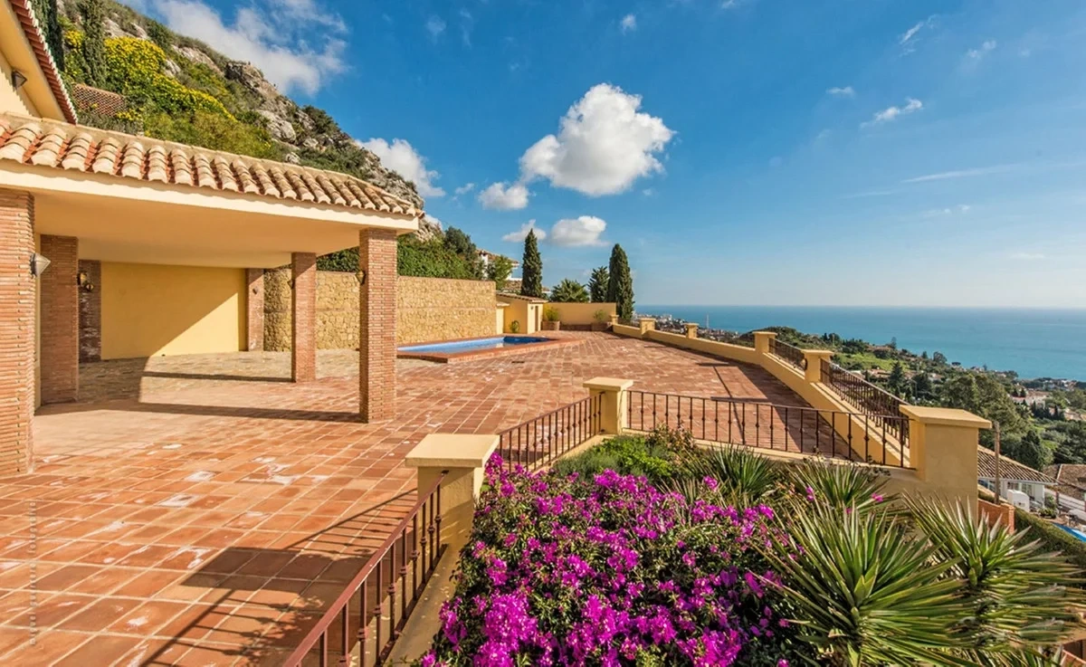 1 - verkauf haus meerblick benalmadena - costa del sol andalusien spanien