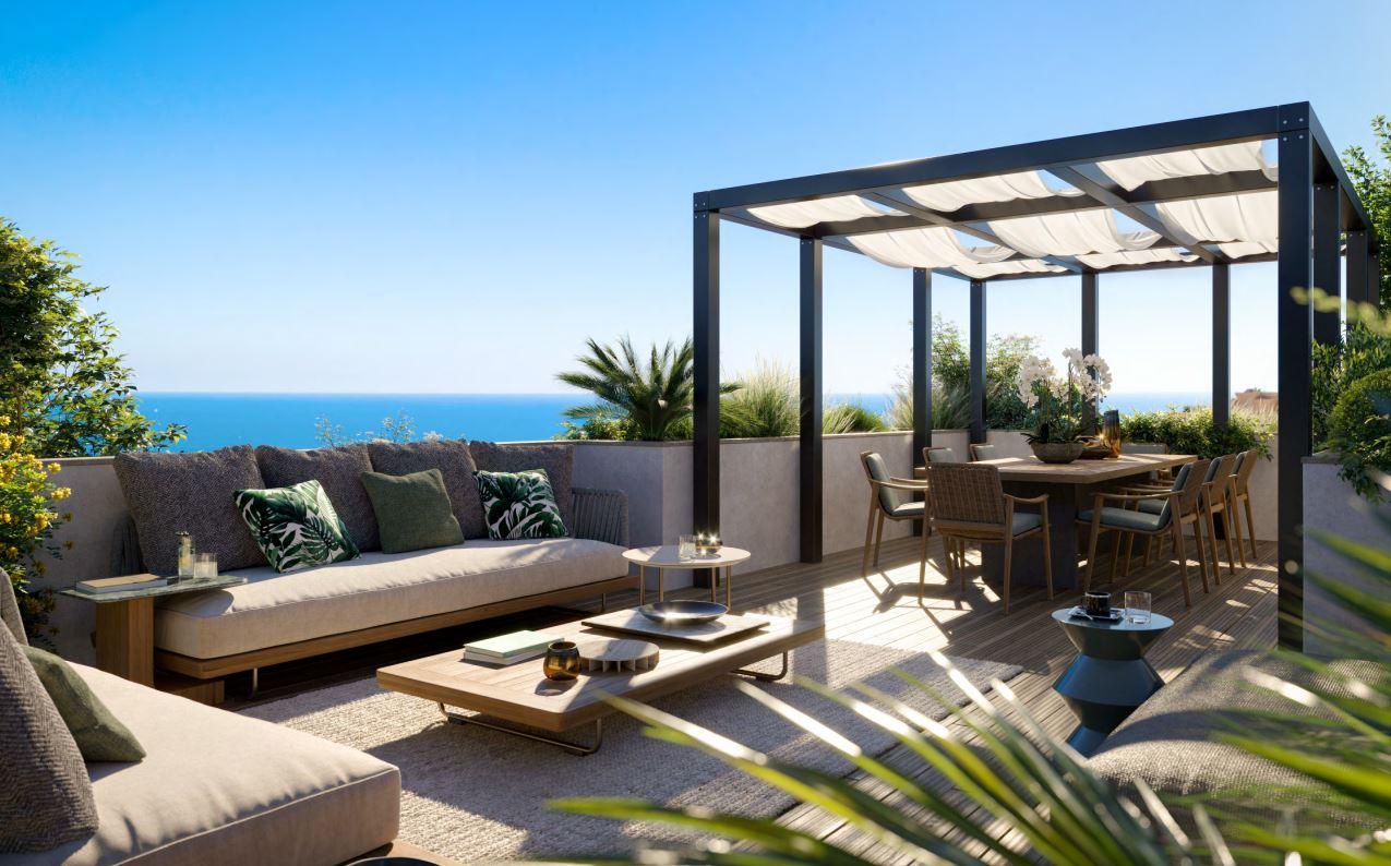 2 - vente appartement vue mer la rousse monaco monaco
