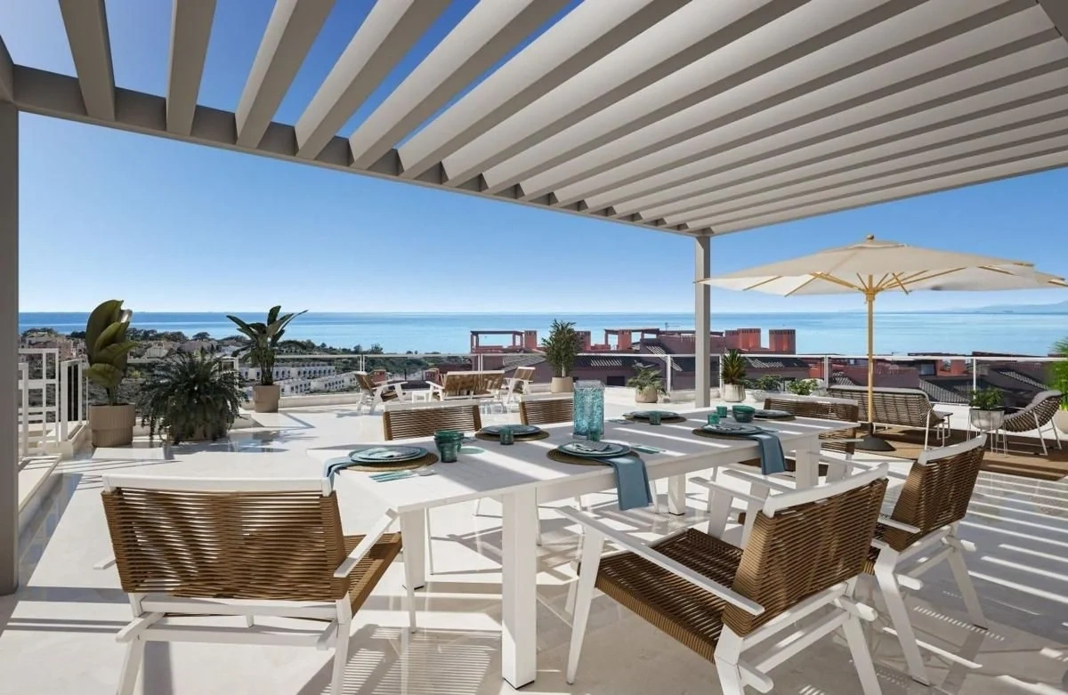 1 - продажа квартира вид моря manilva андалусия испания
