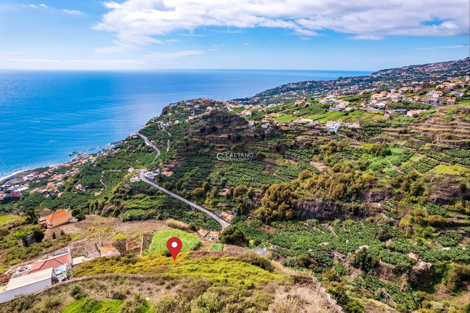 1 - venda terreno vista de mar ribeira brava madeira portugal